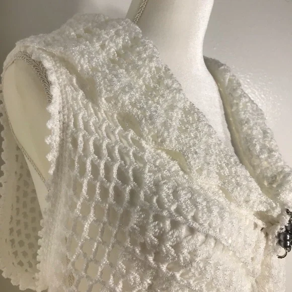Top white crochet - Picture 3 of 11